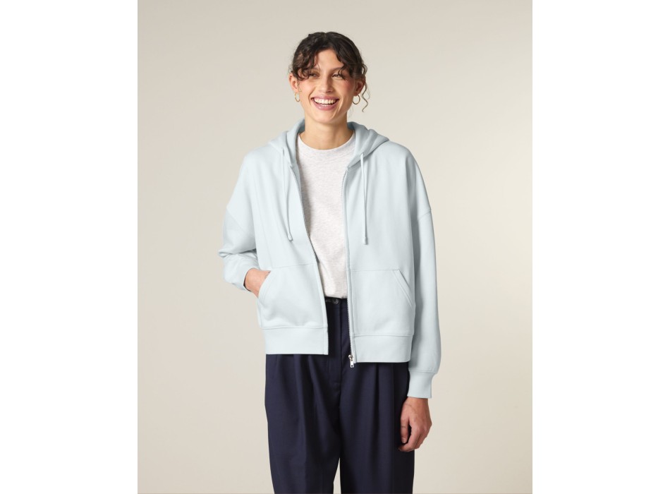 Stella Ida - La felpa con cappuccio e zip a tutta lunghezza da donna FullGadgets.com