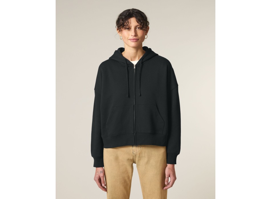 Stella Ida - La felpa con cappuccio e zip a tutta lunghezza da donna FullGadgets.com