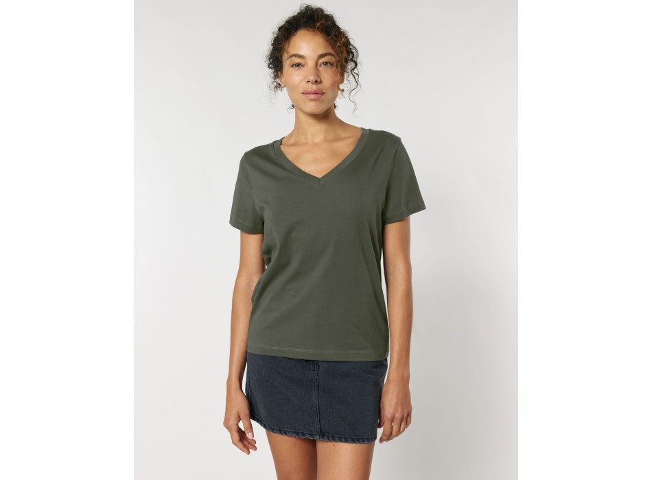 Stella Isla - La t-shirt con scollo a V da donna FullGadgets.com