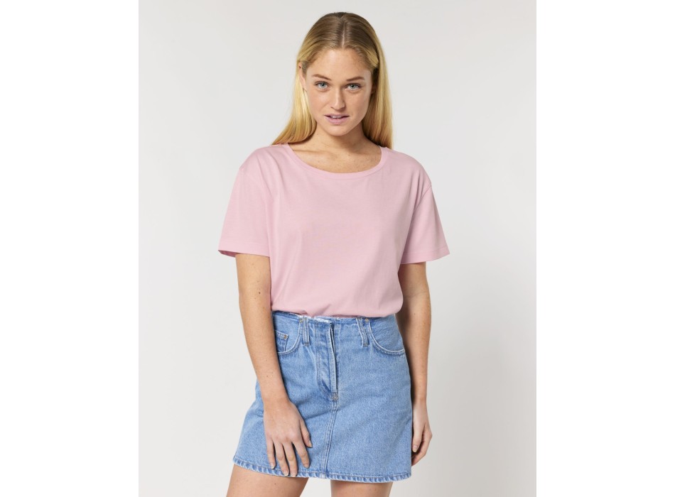 Stella Serena - L'iconica t-shirt Mid-Light da donna con scollo ampio FullGadgets.com