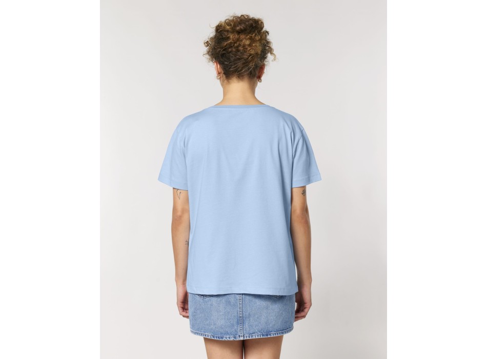 Stella Serena - L'iconica t-shirt Mid-Light da donna con scollo ampio FullGadgets.com