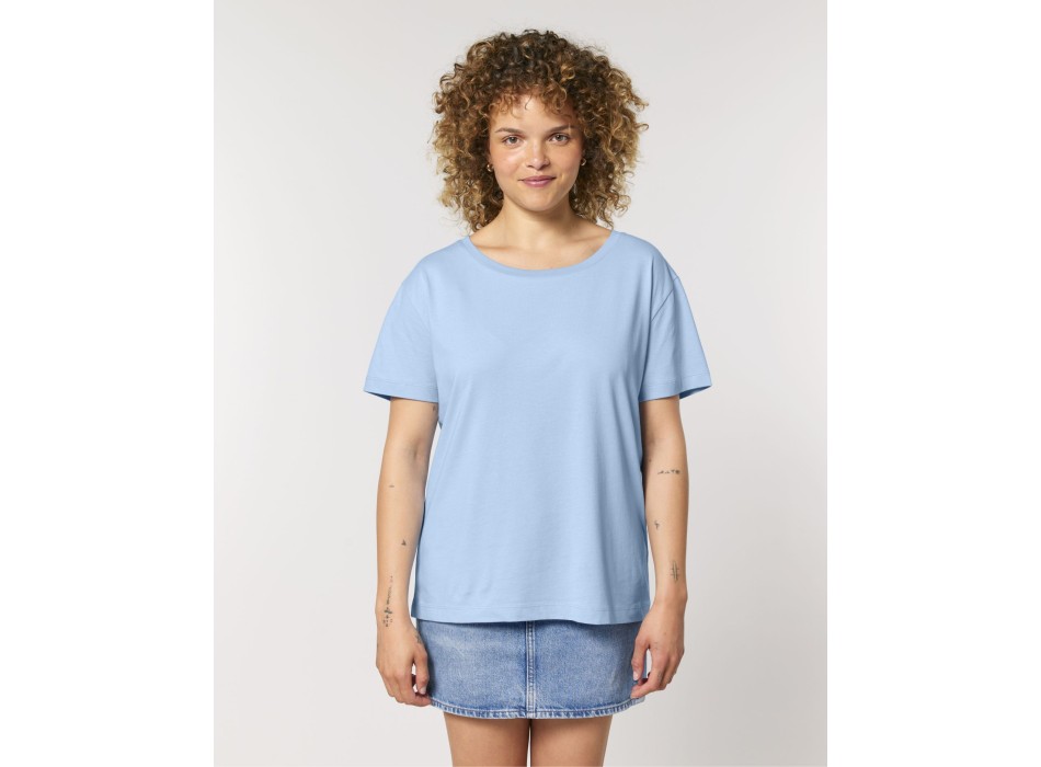 Stella Serena - L'iconica t-shirt Mid-Light da donna con scollo ampio FullGadgets.com