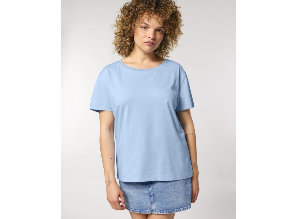 Stella Serena - L'iconica t-shirt Mid-Light da donna con scollo ampio FullGadgets.com