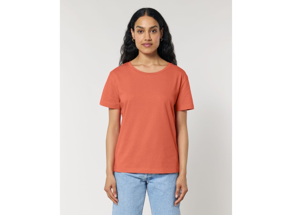 Stella Serena - L'iconica t-shirt Mid-Light da donna con scollo ampio FullGadgets.com