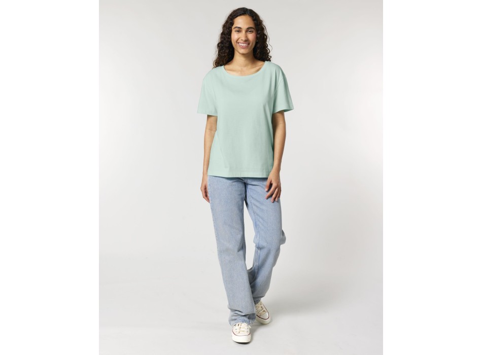 Stella Serena - L'iconica t-shirt Mid-Light da donna con scollo ampio FullGadgets.com