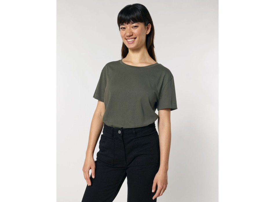 Stella Serena - L'iconica t-shirt Mid-Light da donna con scollo ampio FullGadgets.com