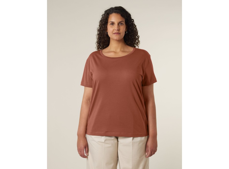 Stella Serena - L'iconica t-shirt Mid-Light da donna con scollo ampio FullGadgets.com