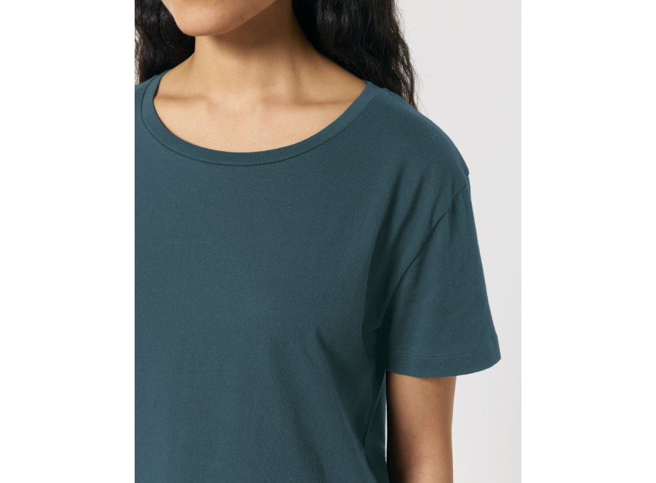 Stella Serena - L'iconica t-shirt Mid-Light da donna con scollo ampio FullGadgets.com