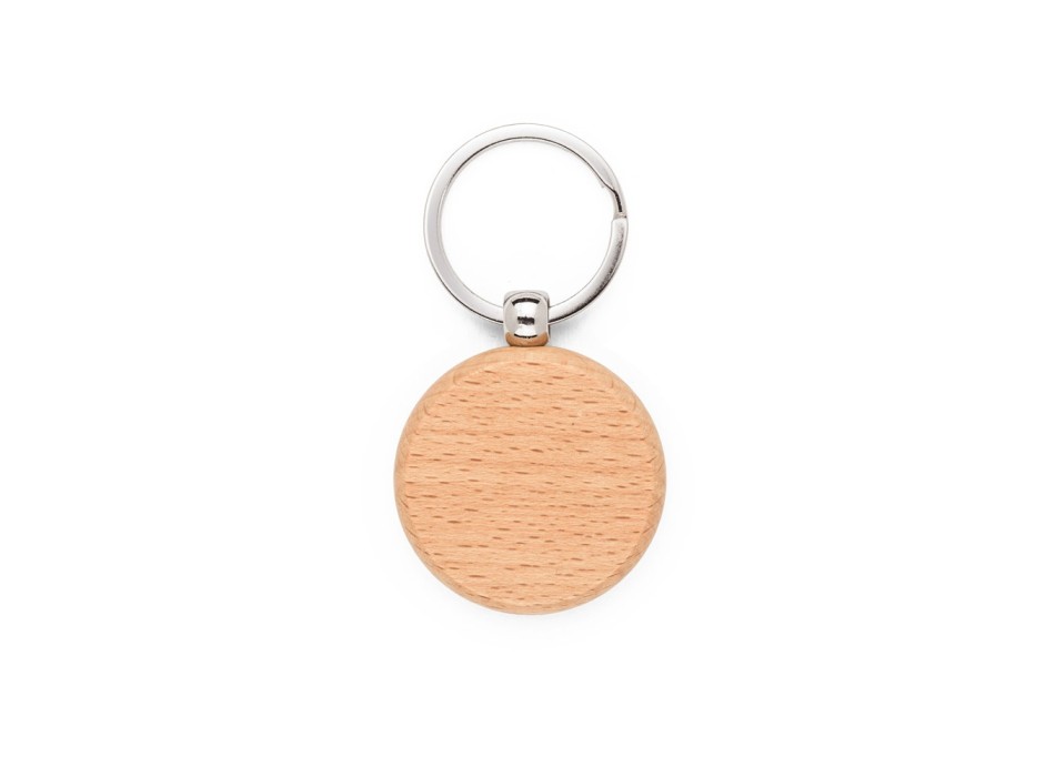 STEWIE ROUND. Portachiavi rotondo in legno di faggio FullGadgets.com