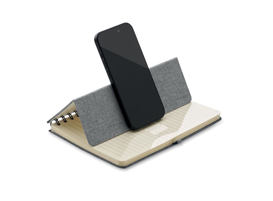 STRATA - Notebook A5 con supporto per telef FullGadgets.com