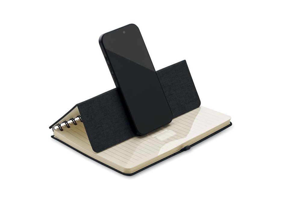 STRATA - Notebook A5 con supporto per telef FullGadgets.com