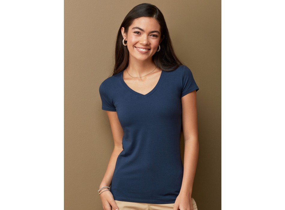 Stretch-T V-Neck women FullGadgets.com