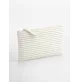 Striped Organic Cotton Accessory Pouch FullGadgets.com