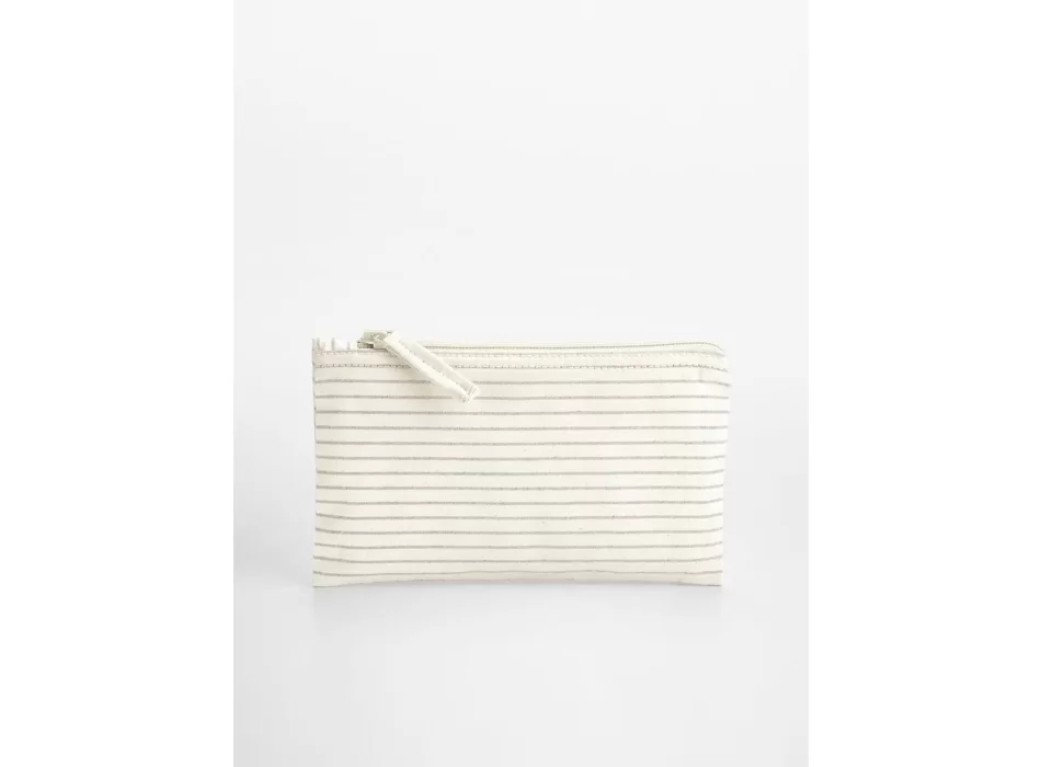 Striped Organic Cotton Accessory Pouch FullGadgets.com