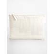 Striped Organic Cotton Accessory Pouch FullGadgets.com