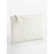 Striped Organic Cotton Accessory Pouch FullGadgets.com