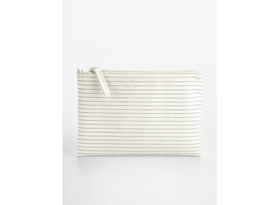 Striped Organic Cotton Accessory Pouch FullGadgets.com