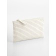 Striped Organic Cotton Accessory Pouch FullGadgets.com