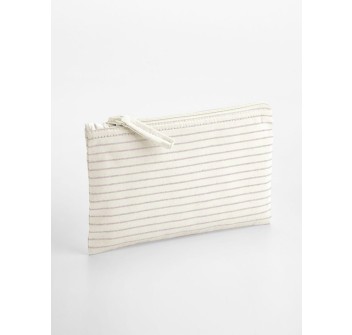 Striped Organic Cotton Accessory Pouch FullGadgets.com