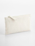 Striped Organic Cotton Accessory Pouch