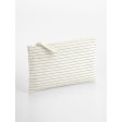 Striped Organic Cotton Accessory Pouch FullGadgets.com