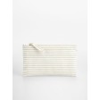 Striped Organic Cotton Accessory Pouch FullGadgets.com