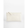 Striped Organic Cotton Accessory Pouch FullGadgets.com