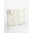 Striped Organic Cotton Accessory Pouch FullGadgets.com