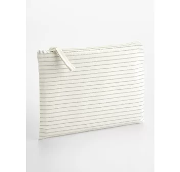 Striped Organic Cotton Accessory Pouch FullGadgets.com