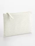 Striped Organic Cotton Accessory Pouch