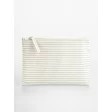 Striped Organic Cotton Accessory Pouch FullGadgets.com