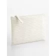 Striped Organic Cotton Accessory Pouch FullGadgets.com