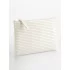 Striped Organic Cotton Accessory Pouch