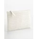 Striped Organic Cotton Accessory Pouch FullGadgets.com
