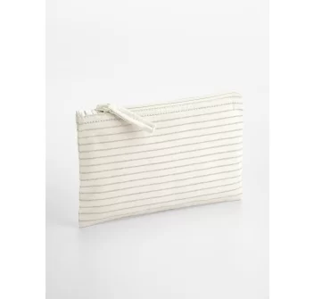 Striped Organic Cotton Accessory Pouch FullGadgets.com