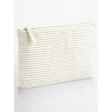 Striped Organic Cotton Accessory Pouch FullGadgets.com