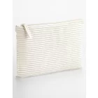 Striped Organic Cotton Accessory Pouch FullGadgets.com