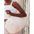 Striped Organic Cotton Barrel Bag FullGadgets.com