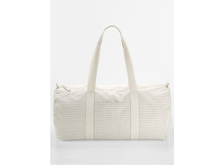 Striped Organic Cotton Barrel Bag FullGadgets.com