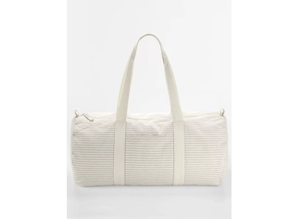 Striped Organic Cotton Barrel Bag FullGadgets.com