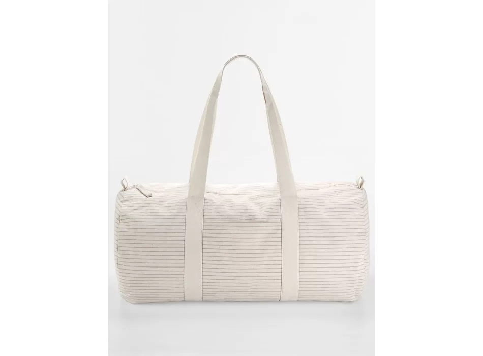 Striped Organic Cotton Barrel Bag FullGadgets.com