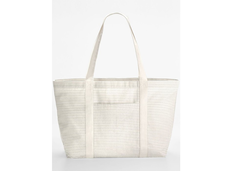 Striped Organic Cotton Shopper FullGadgets.com
