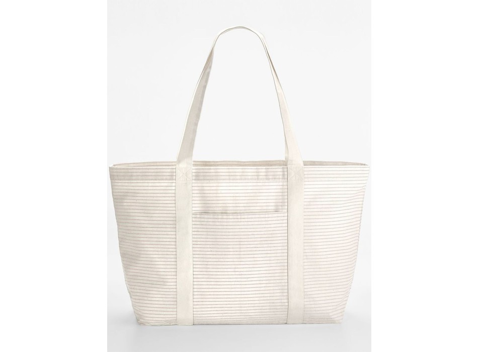 Striped Organic Cotton Shopper FullGadgets.com