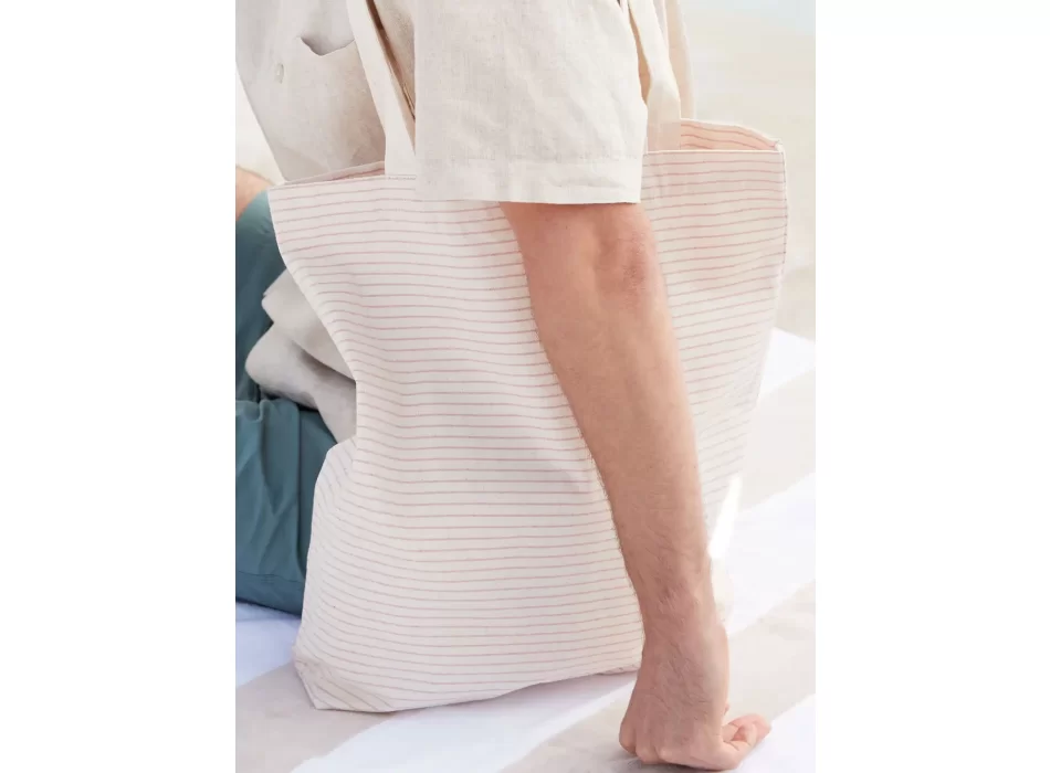 Striped Organic Cotton Tote FullGadgets.com