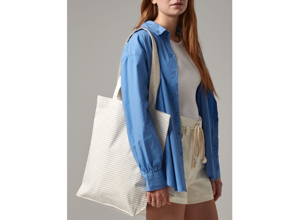 Striped Organic Cotton Tote FullGadgets.com