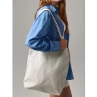 Striped Organic Cotton Tote FullGadgets.com