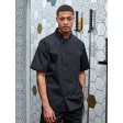 Studded Front Shorts Sleeve Chef's Jacket FullGadgets.com