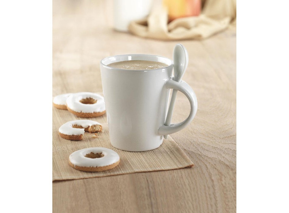 SUBLIMKONIK - Tazza e cucchiaino in porcella FullGadgets.com