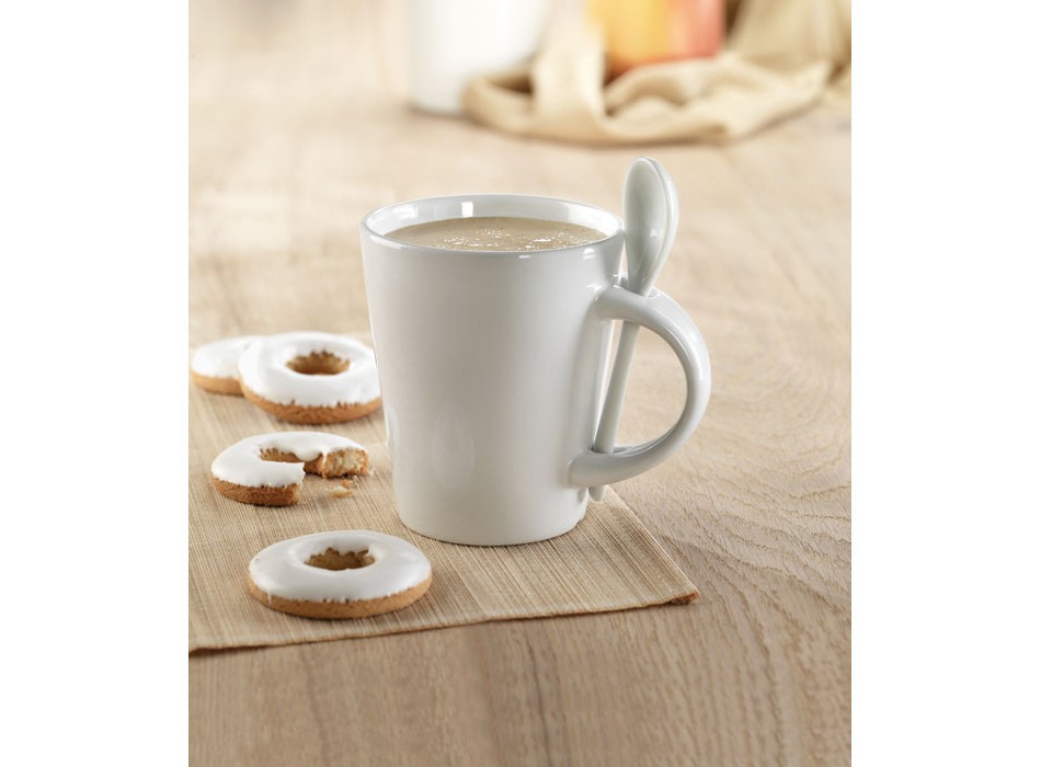 SUBLIMKONIK - Tazza e cucchiaino in porcella FullGadgets.com