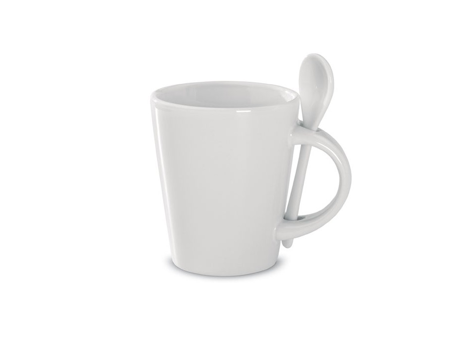 SUBLIMKONIK - Tazza e cucchiaino in porcella FullGadgets.com